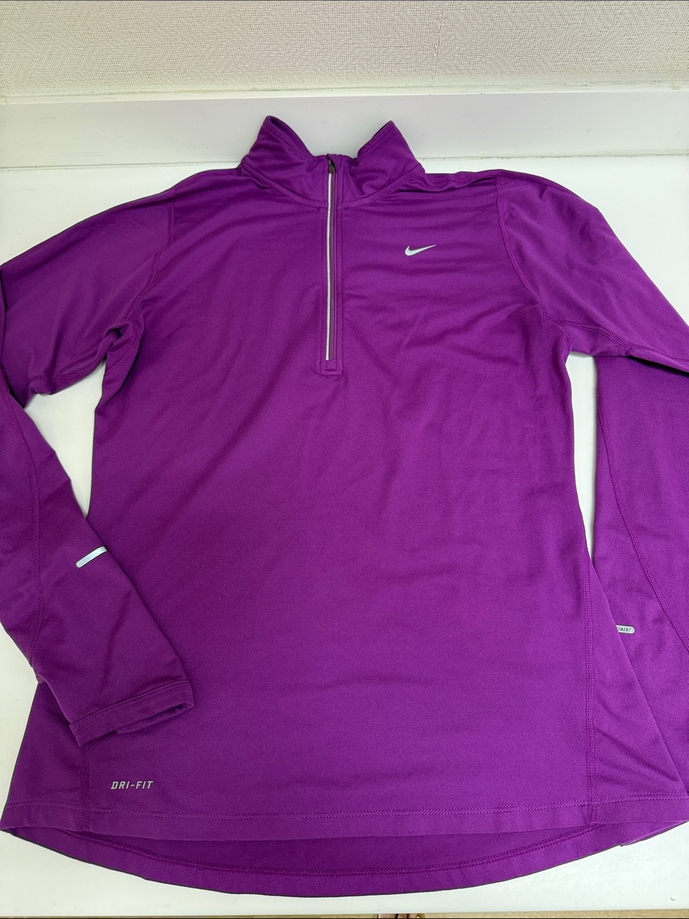 Nike Women’s Purple Dri-FIT 1/4 Zip Pullover